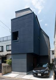 case655 群青 外観 住宅 モダン 家 外観 小さな家の外観