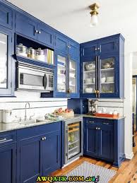 مطابخ حمراء خضراء خمري زرقاء سوداء ذهبية شيك راقية