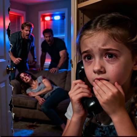 A terrified young girl called 911: “My dad and his friend are drunk…  they're doing it to mom again!” When the police arrived just minutes later,  the scene they discovered inside left