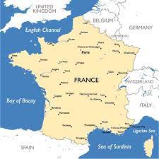 O mapa da frança está separado em 13 regiões administrativas (na parte metropolitana) Mapa Da Franca Europa Destinos