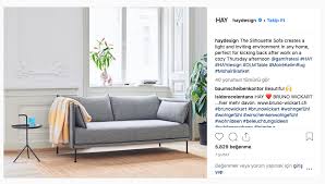 Ekran Goruntusu Instagram Da Hay The Silhouette Sofa Creates A Light And Inviting Environment In Any Home Perfect For Kicking Back After Work On A Cozy Thu