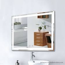 With lighted bathroom wall mirror 17 diy vanity mirror ideas to make your room more beautiful amazon decoraport 36 inch 28 inch horizontal led amazon decoraport 24 in round lighted bathroom mirror wall mount bathroom vanity mirror make up with touch button a cl065 1 home. Hotel Light Up Rectangular Illuminated Led Wall Mirror For Bathroom China Illuminated Bathroom Mirror And Bathroom Mirror Station Price Made In China Com