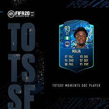Learn vocabulary, terms and more with flashcards, games and other study tools. How To Complete Moments Maja Sbc In Fifa 20 Ultimate Team Dot Esports