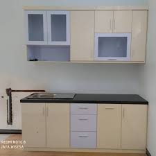 Seats up to 4 people, ideal for any dining area, such as a kitchen, dining room, dinette, or small apartment. Kitchen Set Minimalis Premium Top Table Granite Bisa Mix Shopee Indonesia