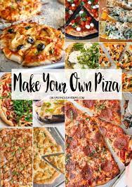 Make Your Own Pizzas Easy Holiday Ideas Make Your Own Pizza Pizza Dinner Family Fun Dinner