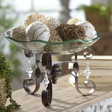 Oversized Glass Bowl With Jeweled Stand Glass Bowl Decor Glass Bowl Centerpieces Decorative Bowl Centerpiece