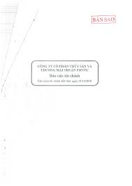 công ty cổ phần thủy sản và thương mại thuận phước