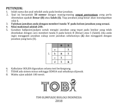 Download contoh soal ksm ma tingkat provinsi tahun 2020. Soal Olimpiade Biologi Sma Pdf