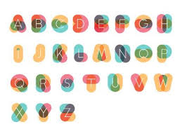 Colorful Alphabet Alphabet Design Typography Design Typography Graphic