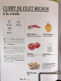 Curry De Poulet Creole Curry Cookeo Recette Filet Mignon