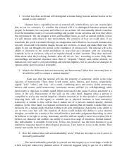 Quiz Answers.Docx - 1. How Much Importance Do You Think Duty Ought To Have  In Relation To Morality. Explain Your Answer. Answer: Duty And Morality Does  | Course Hero