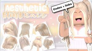 25+ outfit, accessories, & onesie id codes for bloxburg! Aesthetic New Blonde Hairs Codes Links Cute Hairs Roblox Youtube