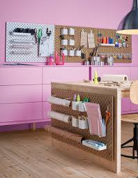 Ikea field trip for craft room storage ideas. Pegboard Decorating Ideas Ikea