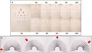 Test Chart Images Captured Through The Fluidic Lens Setup