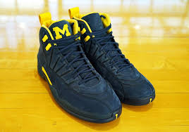 Black And Yellow Jordans 12 Shirt Psny Air Jordan 12 Michigan Wolverines Sneakernews Com Sneakers Men Fashion Air Jordans Sneakers