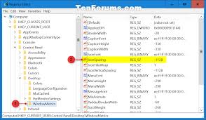 How to change the size of desktop icons in windows 10. Change Desktop Icon Spacing In Windows 10 Tutorials