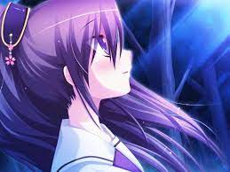 Anime girl with purple hair and uniform. Purple Hair Anime Girl Wallpapers Wallpaper Cave