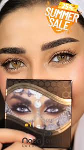 Nada Fadel lenses ( Nada Bee) عدسات ندى فاضل ( ندى بي) On beautiful 🌸  @salwaelhusseiny.mua @_soureviews 🌸 curve : 8.6 WATER CONTENT:43% made in  south korea صناعه كورية last for 3