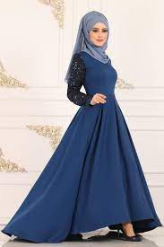 Modaselvim Abiye Pul Payetli Kuyruklu Abiye 6601m108 Indigo Gowns Dresses Ball Gowns