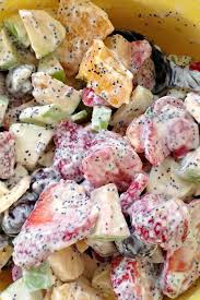Bursting With Joy And Fresh Fruit Salad Poppyseed Dressing Rezeptideen Essen Rezepte Gesund
