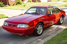 Image result for Bright Red 1992 Mustang
