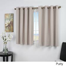 ··· 54*54 inches factory 2 panels solid color window curtain home wedding decoration translucent sheer curtain for living room. Ricardo Trading Ultimate Blackout 54 Inch Short Length Grommet Curtain Panel Walmart Com Walmart Com