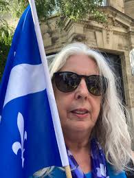 Aujourd'hui, nous sommes à Westmount pour la protection de nos aînés qui  sont dérangés, harcelés par des manifestations islamistes et des prières de  rue, 5 jours/sem, depuis 23 mois. Ces aînés n'ont