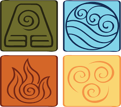 Shown at their original sizes, four 525 x 525 element symbols taken from official artwork found on distant horizon. Avatar The Last Airbender Symbols By Jriiann On Deviantart