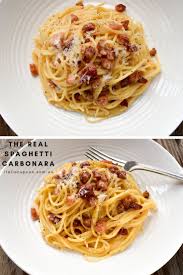 The Real Spaghetti Carbonara Spaghetti Carbonara Recipe Spaghetti Carbonara Carbonara Recipe