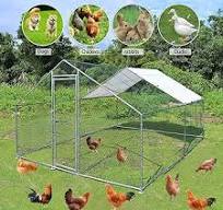 Amazon.com: Vanrste Gallinero de metal con cubierta ...