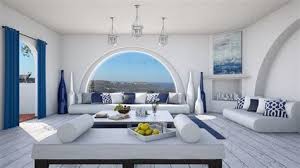 20 Greek Style Living Rooms In 2020 Farmhouse Style Living Room Calm Living Room Living Room Style