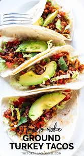 How To Make The Best Ground Turkey Tacos The Tortilla Channel Recipe Ground Turkey Dinners Turkey Tacos Recipes Ground Turkey Tacos