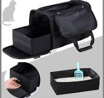 Amazon.com: Caja de arena portátil para gatos, caja de arena ...