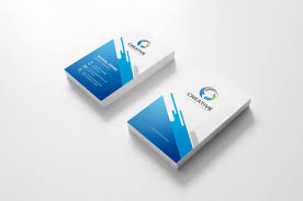 The vertical business card template makes 10 cards with a white background and a light brown banner for contact information. Creative Vertical Business Card Design Template Graphic Templates