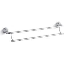 Offering sinks, lavatory faucets, as well as whirlpool the kohler devonshire offers a subtle elegance found in a time gone by long ago. Kohler K 10553 Cp Polished Chrome Devonshire 24 Inch Double Towel Bar Faucetdirect Com