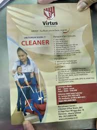 Cara daftar iss online recruitment di dataon panduan lengkap whitepaper. Lowongan Kerja Cleaner Cleaning Services Di Virtus Facility Services Atmago