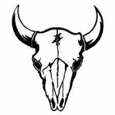 Cow Skull Decal Car Decal Cow Skull Art Cow Skull Bull Skulls