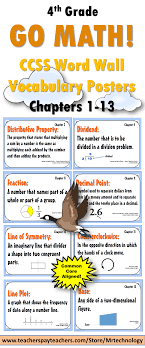 The following games are recommended for 4th grade math vocabulary lists. Https Www Teacherspayteachers Com Product 4th Grade Go Math Word Wall Vocabulary Posters Student Study Cards 1006286 Go Math Math Word Walls Math Curriculum