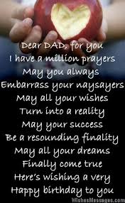 Birthday Poems For Dad Wishesmessages Com