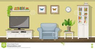 Explore living room tv cartoon stock photos. Classic Living Room Stock Vector Image Of Cartoon Television 72449261 Classic Living Room Living Room Illustration Furniture Dimensions