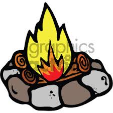 Camping Fire Black White Clipart Commercial Use Gif Jpg Png Eps Svg Ai Pdf Clipart 405219 Graphics Factory