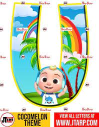 Play and learn abcs with these free printable alphabet flash cards. 37 Cocomelon Free Printables Letters And Numbers Ideas In 2021 Birthday Letters Free Lettering Letters And Numbers