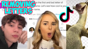 Remove The First And Last Letter Of Your Name Tik Toks Youtube