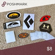 Random Outdoor Industry Stickers Bundle Stickers Helmet Stickers Black Diamond