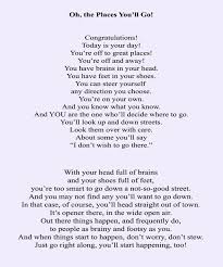 Livin La Vida Loca Happy Birthday Dr Seuss Graduation Poems Elementary Graduation Graduation Letter