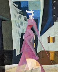 Lyonel Feininger Yoldaki Kadin Sanatsal Baski Tablolar Sanat Evleri