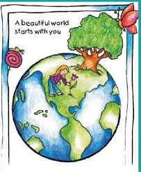 A Beautiful World Starts With You Take Care Of It Always Decorbykrishna Is A Unit Of Pellipoolajada In 2020 Earth Day Drawing Earth Day Posters Earth Drawings