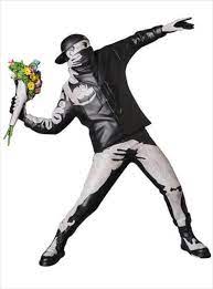 Medicom Toy Sync Banksy Brandalism Flower Bomber Medicom Banksy Art Street Art Banksy Banksy