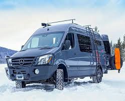 Terranautvans 4x4 Sprinter Van Build With Aluminess Gear Out Adventuring In Montana Aluminess Motorcycle Camping Gear Sprinter Van Motorcycle Camping
