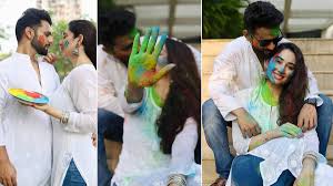 Page managed by disha & team. Rahul Vaidya And Disha Parmar Celebrates Holi In A Romantic Way View Pictures